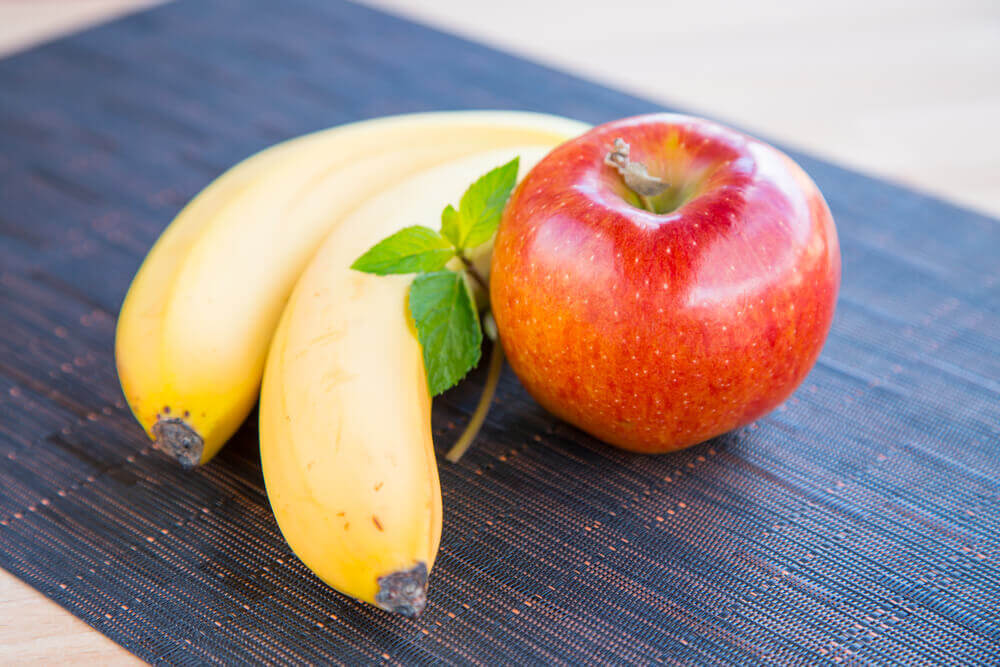 Cosa è più sano, una banana o una mela?