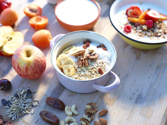 Colazione sana con noci