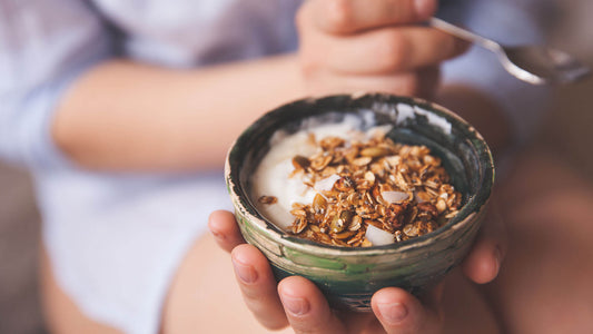 Ciotola di granola fresca