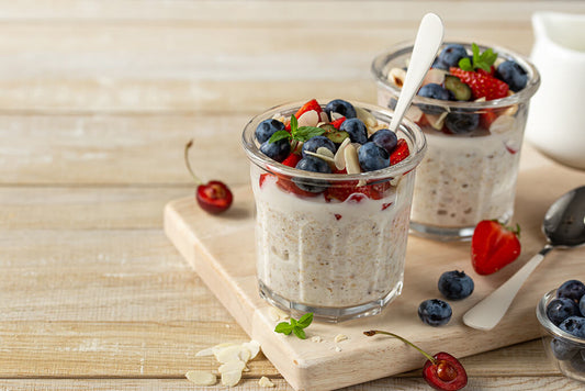 Idee per ricette: Fiocchi d'avena durante la notte con yogurt