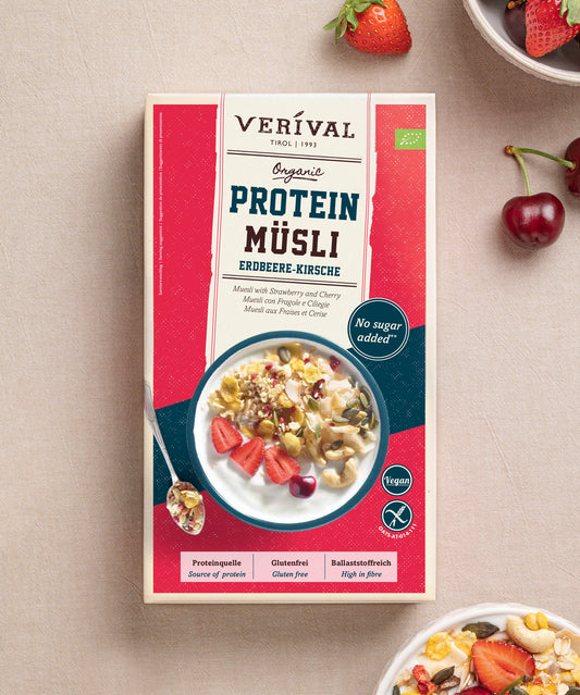 Bio Protein Muesli Fragola-Ciliegia