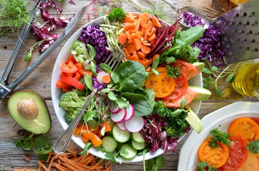 vegetarischer Salat