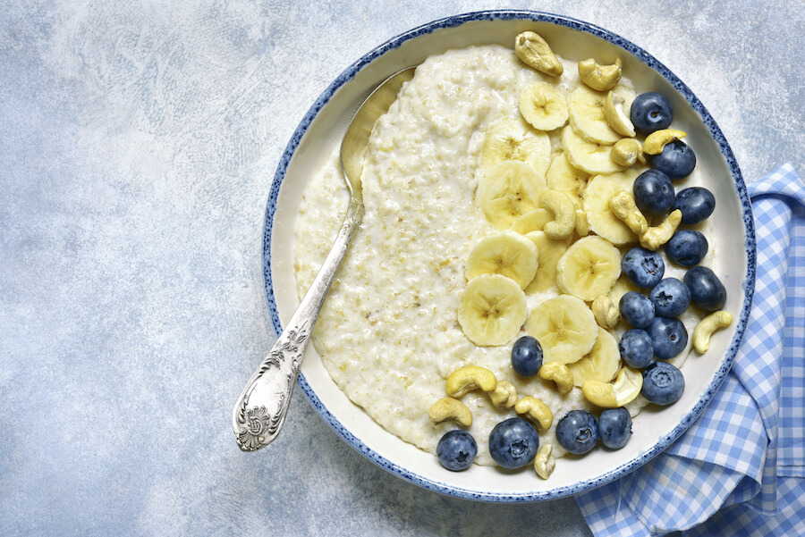 Porridge con anacardi