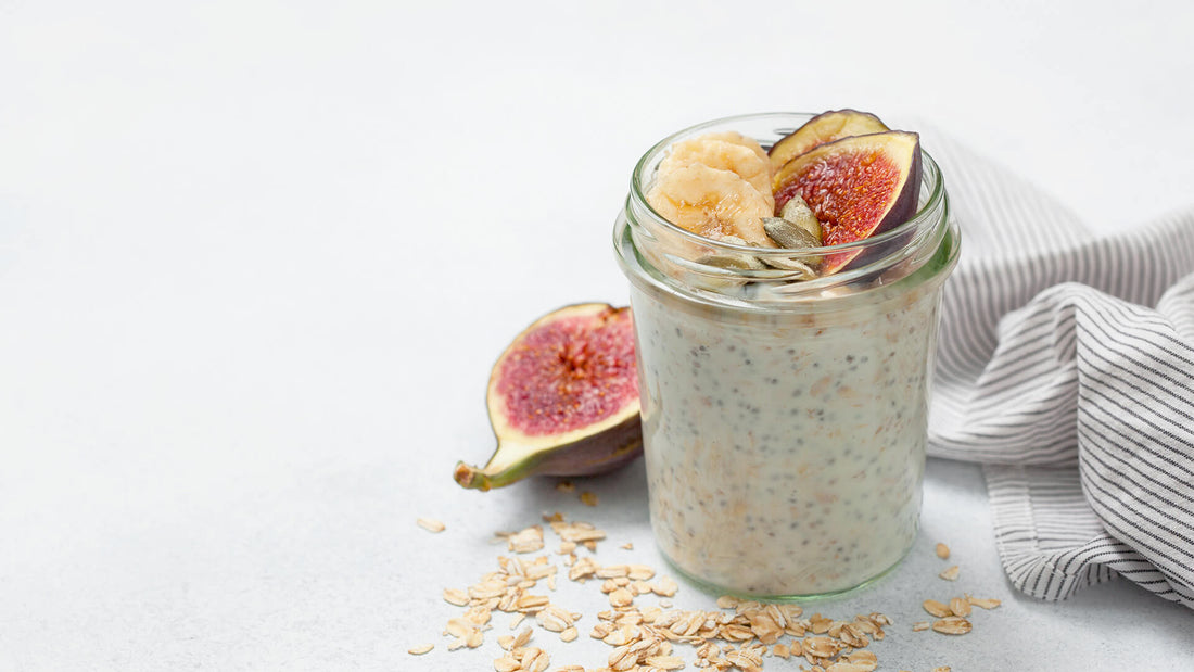 Ricetta base per fiocchi d'avena durante la notte