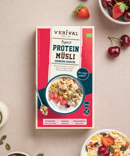 Bio Protein Muesli Fragola-Ciliegia