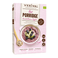 Porridge con Mirtilli neri e Mela