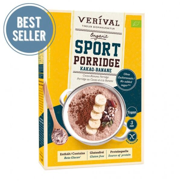 Porridge Sport Cacao e Banana