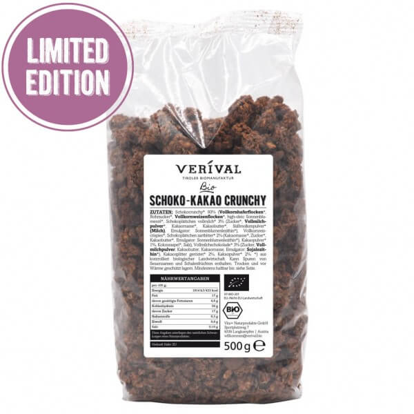 Verival Schoko-Kakao Crunchy Limited Edition