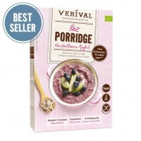 Porridge con Mirtilli neri e Mela